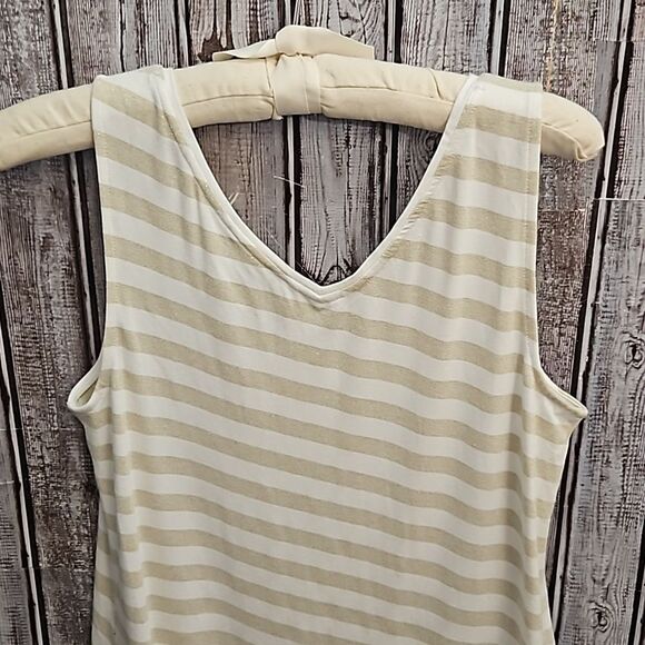 New WHBM Striped Tiered Tank Top SZ Small - Picture 8 of 9